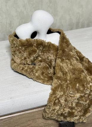 Теплий шарф esprit з хутром fur scarf