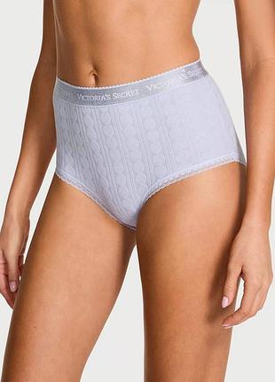 Женские трусики-бриф victoria’s secret exploded logo cotton modern brief panty.