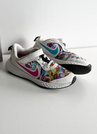Кросівки nike (ps) nike revolution 5 fable 'white multicolor cj2091-100