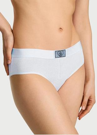 Женские трусики слипы victoria’s secret exploded logo cotton panty.