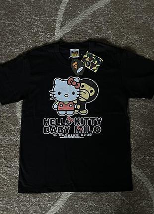 Футболка bape hello kitty