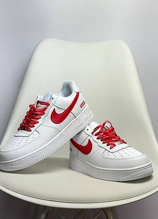 Кросівки nike air force x supreme white
