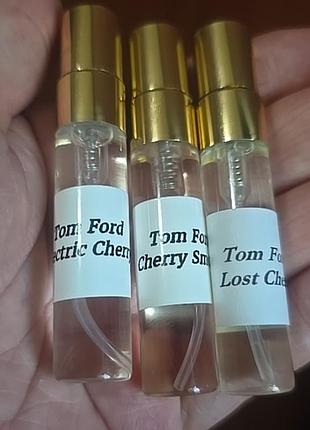 Tom ford lost cherry 🍒 tom ford cherry smoke 🍒 tom ford electric cherry 🍒 3 по 5 мл на пробу оригинал 🔥♥️🍒
