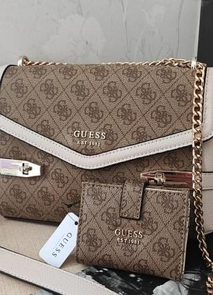 Сумка кроссбоди гесс guess zadie