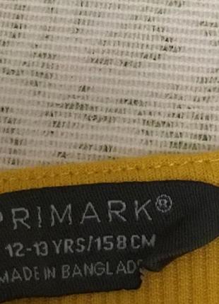 Комбинезон для девочки primark жёлтый ромпер летний рампер шортами 158 3