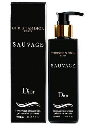 Парфюмированный гель для душа в стиле dior sauvage brand collection 275 мл
