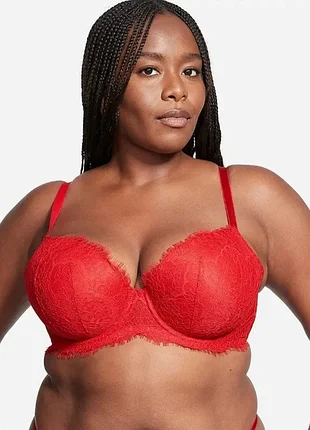 Оригинал.новый бюстгальтер с косточками кружевной victoria's secret 44d