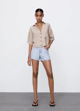Сорочка з льону zara