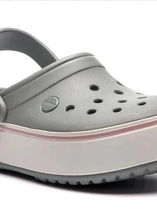 Сабо crocs на платформі