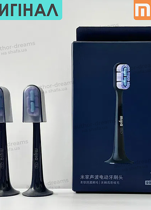 Оригинальные насадки для электрической щетки xiaomi mijia smart electric toothbrush t700 mbs304 bhr4902cn, 2 штуки в коробке