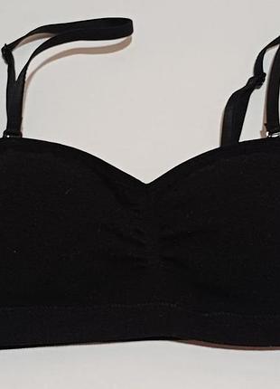Топ рубчик с съемными бретелями primark