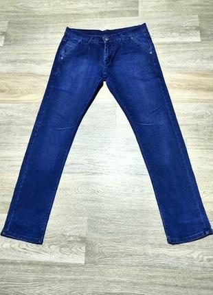 Мужские винтажные джинсы tommy hilfiger , размер 34 , синие