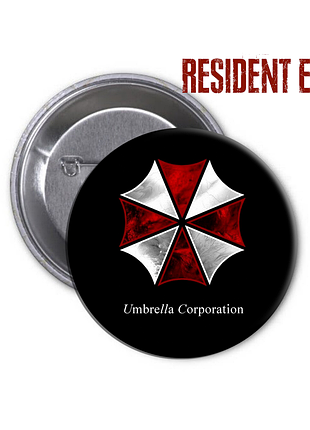 Значок resident evil umbrella | оселя зла амбрелла (01)