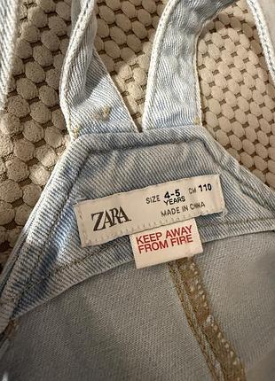Джинсовий сарафан zara 3