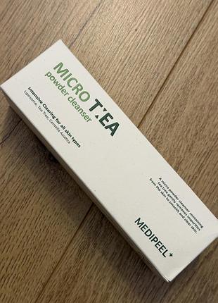 Глибоко очищувальна ензимна пудра  medi peel micro tea powder cleanser, 70г