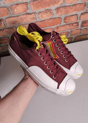 Кеди конверс converse chuck taylor all star x jack pursell 'burgundy'