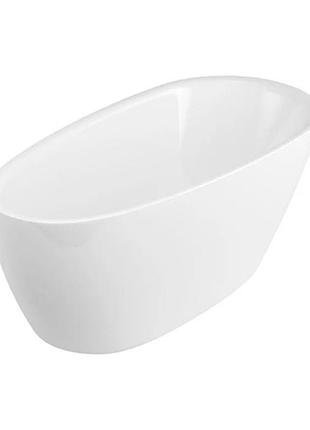 Ванна акриловая radaway carolina 150х73 отдельностоящая с ножками + сифон (wa1-53-150x073u)
