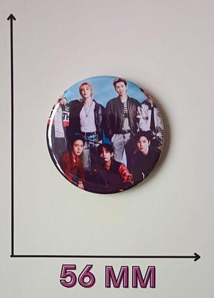 Значок бтс bts 5,6 см (28063)