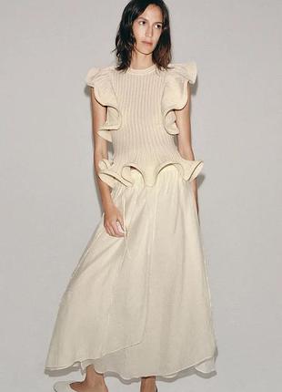 Юбка zw collection средней длины из лиоцелла