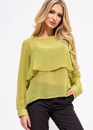 Блуза жіноча колір світло-зелений