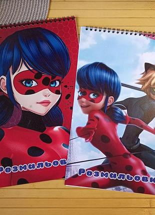Раскраска леди баг ladybug а4 набор 2 шт (28439)