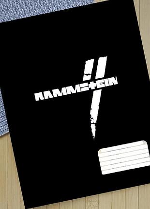 Зошит rammstein на скобі в клітинку (28389)