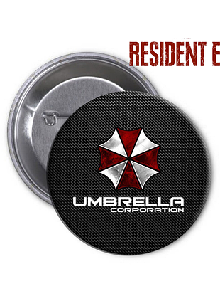 Значок resident evil umbrella | оселя зла амбрелла (03)