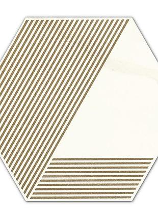 Декор my way paradyz calacatta 17,1 x19, 8 hexagon a mat