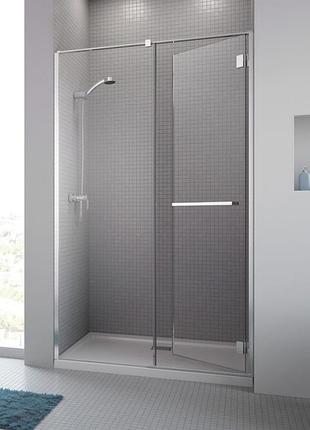 Душові двері radaway carena dwj 120x195 прозоре скло, хром (134332-01-01nr)