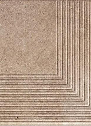 Сходинка кутова paradyz viano 30x30 beige struktura