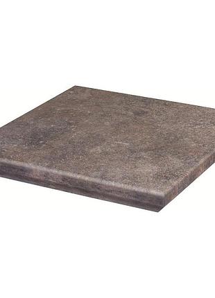 Сходинка кутова з капіносом paradyz viano 33x33 grys struktura
