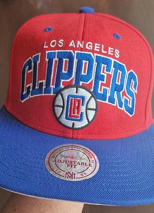 Оригінальна кепка снепбек mitchell & ness nba los angeles clippers