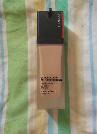Стойкий тональный крем от известного бренда siseido synchro skin self- refreshing spf 30 новый оригинал