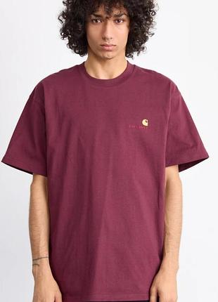 Carhartt wip american script - базовая футболка