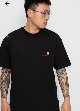 Базова футболка carhartt wip модель american script.бренд: carhartt