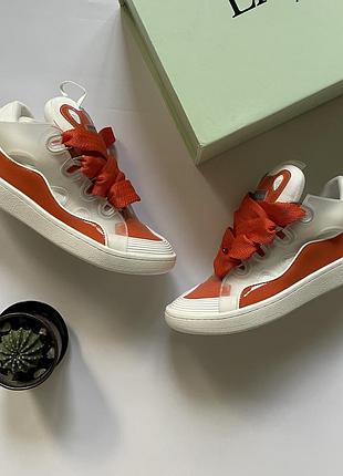Кросівки lanvin оранжеві 43 розмір 27.5см ланвін nike найк adidas взуття new balance обувь