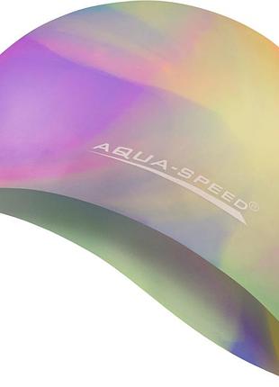 Шапочка взрослая для бассейна aqua speed ​​bunt разноцветный