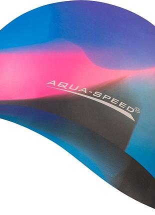 Шапочка взрослая для бассейна aqua speed ​​bunt разноцветный