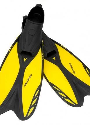 Ласти для плавання aqua speed vapor розмір 28-30 чорний професійні тренувальні ласти для басейну