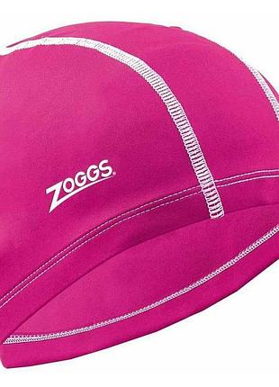 Шапочка взрослая для бассейна zoggs nylon-spandex cap розовый