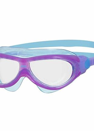 Очки детские 6-14 лет zoggs phantom jnr mask фиолетово-розовый для бассейна для детей и подростков