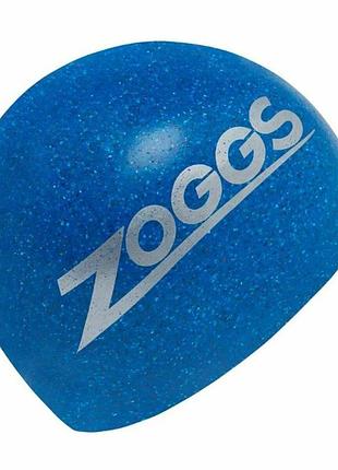 Шапочка взрослая для бассейна zoggs easy fit eco cap синий