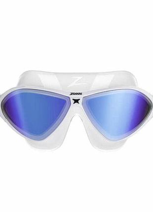 Очки для плавания zoggs horizon flex mask titanium белый для бассейна мужские и женские