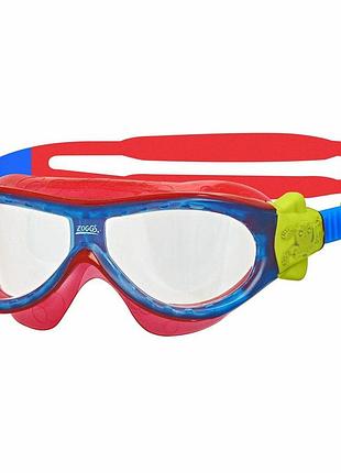 Очки детские 2-8 лет zoggs phantom kids mask сине-красный для бассейна для детей и подростков