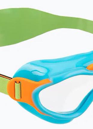 Маска для детей 2-6 лет speedo sea squad mask ju голубовато-зеленая для бассейна для детей и подростков