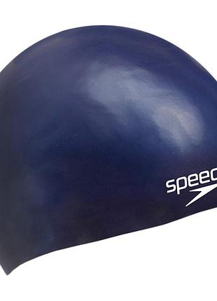 Шапочка детская для бассейна speedo moulded silc cap ju темно-синий