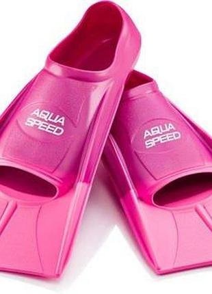 Ласти для плавання aqua speed training fins розмір 39-40 рожевий професійні тренувальні ласти для басейну