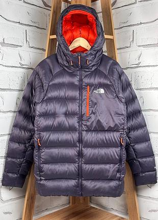 Мужской пуховик the north face куртка пуховая утепленная фиолетовая размер м