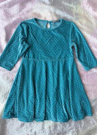Велюрова сукня kids by lindex, р.122