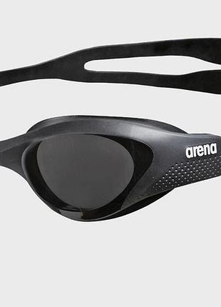 Очки для плавания взрослые arena the one серо-черный для бассейна мужские и женские